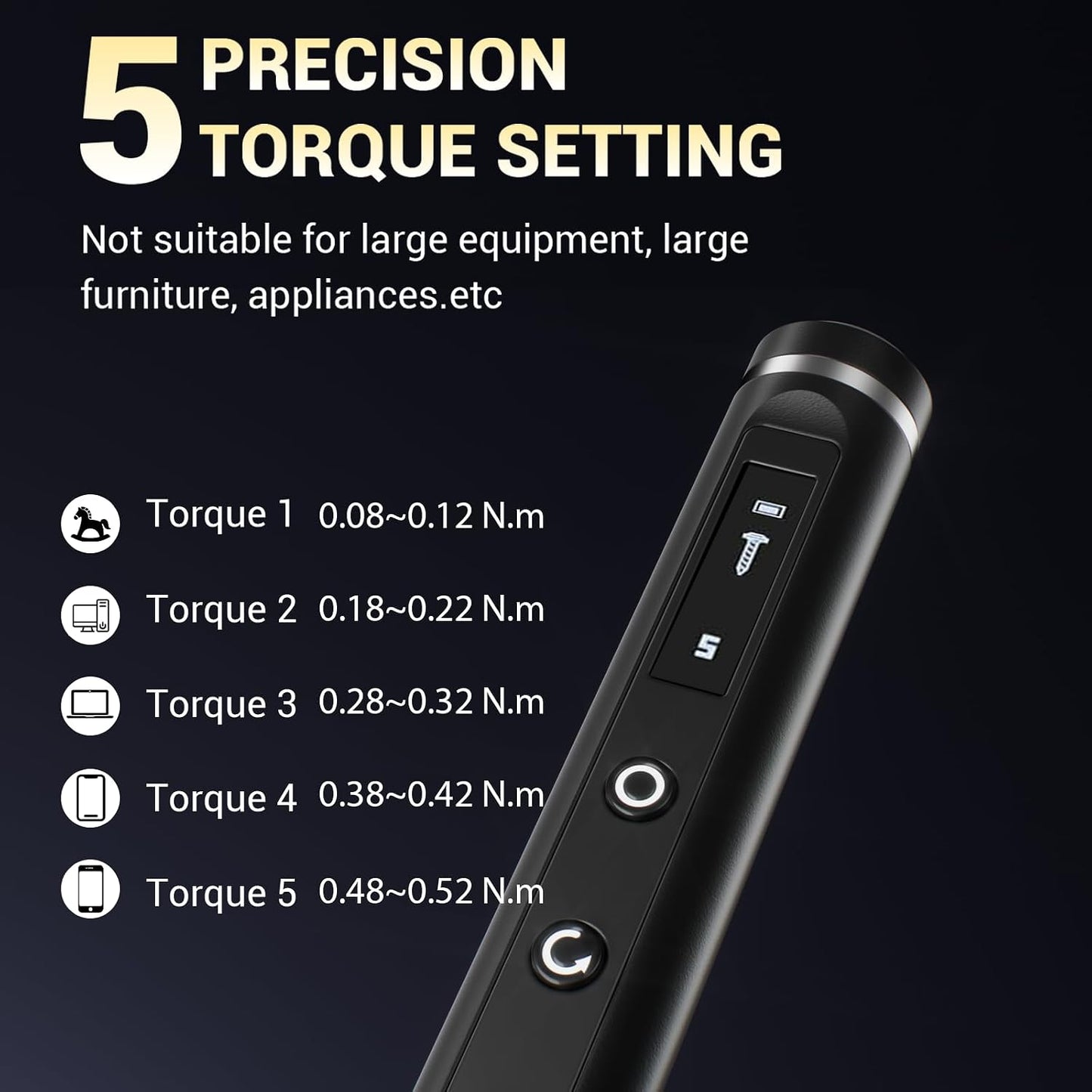 Mini set destornilladores eléctricos 81 en 1 con luz LED