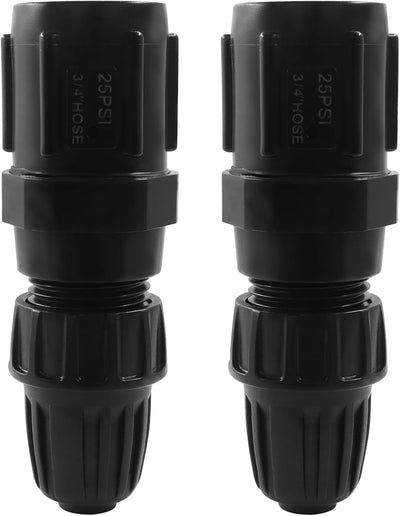 Kit adaptador grifo riego goteo 25 PSI 2 reguladores 3/4 pulg