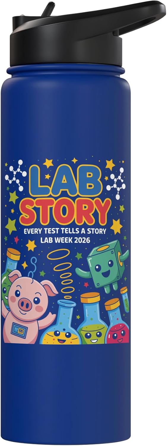 Botella agua aislada acero inox Lab Week 2026