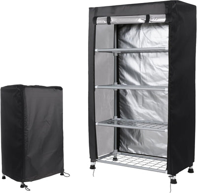 Cubierta de estante de almacenamiento para estantes de 36" x 14" x 54", impermeable y a prueba de polvo