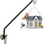 Gancho cubierta metal ajustable 27-39pulg para comederos
