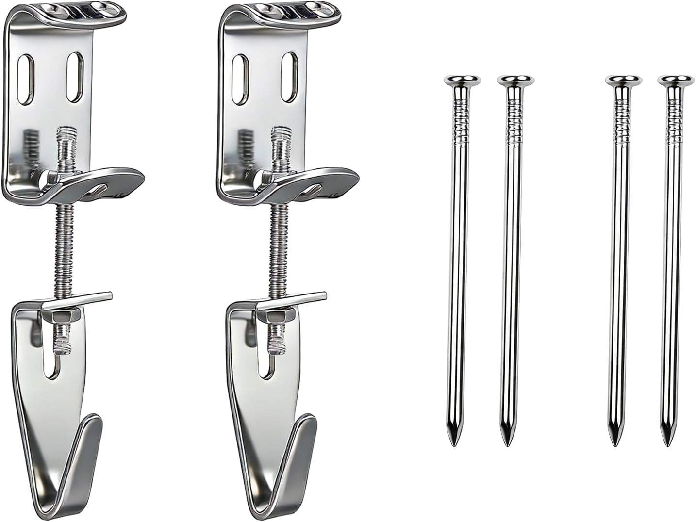 Ganchos ajustables para cuadros y espejos 100lb 2 Pzas