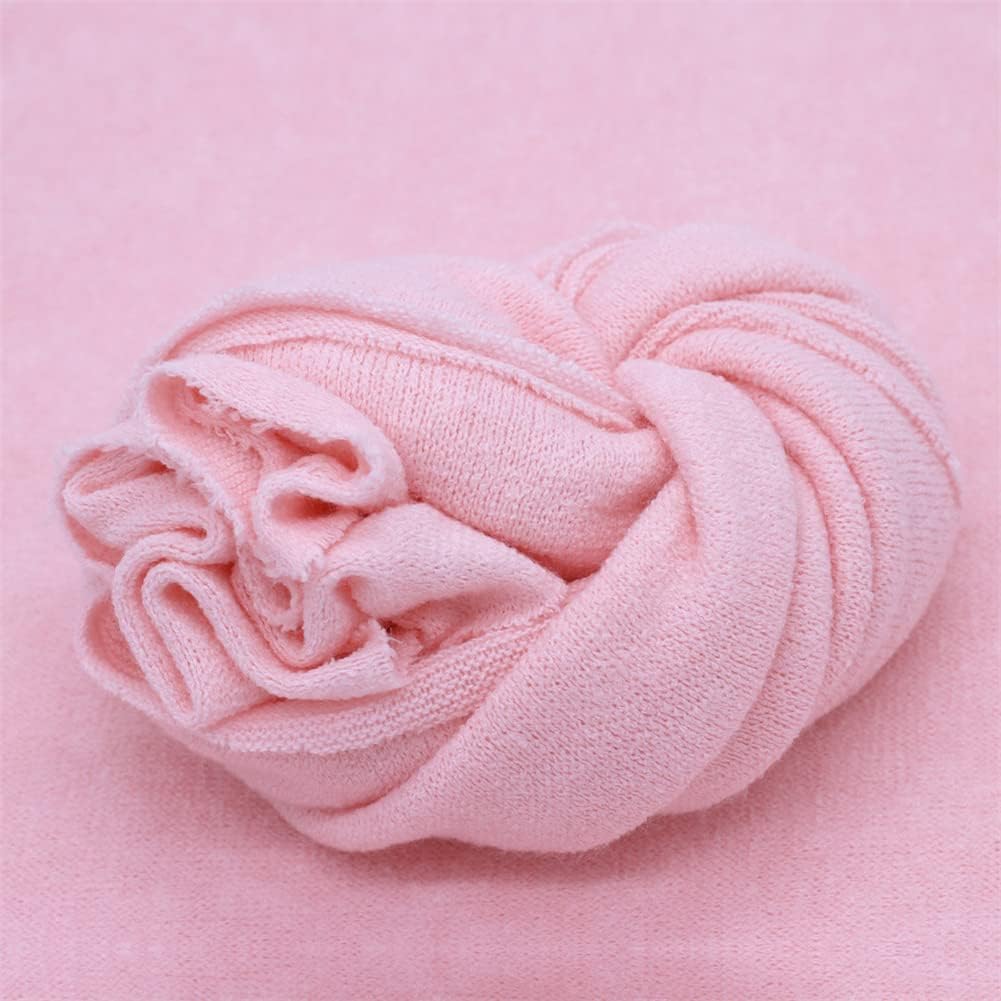 Manta envolvente para bebé con gorro oso Rosa claro Mediana