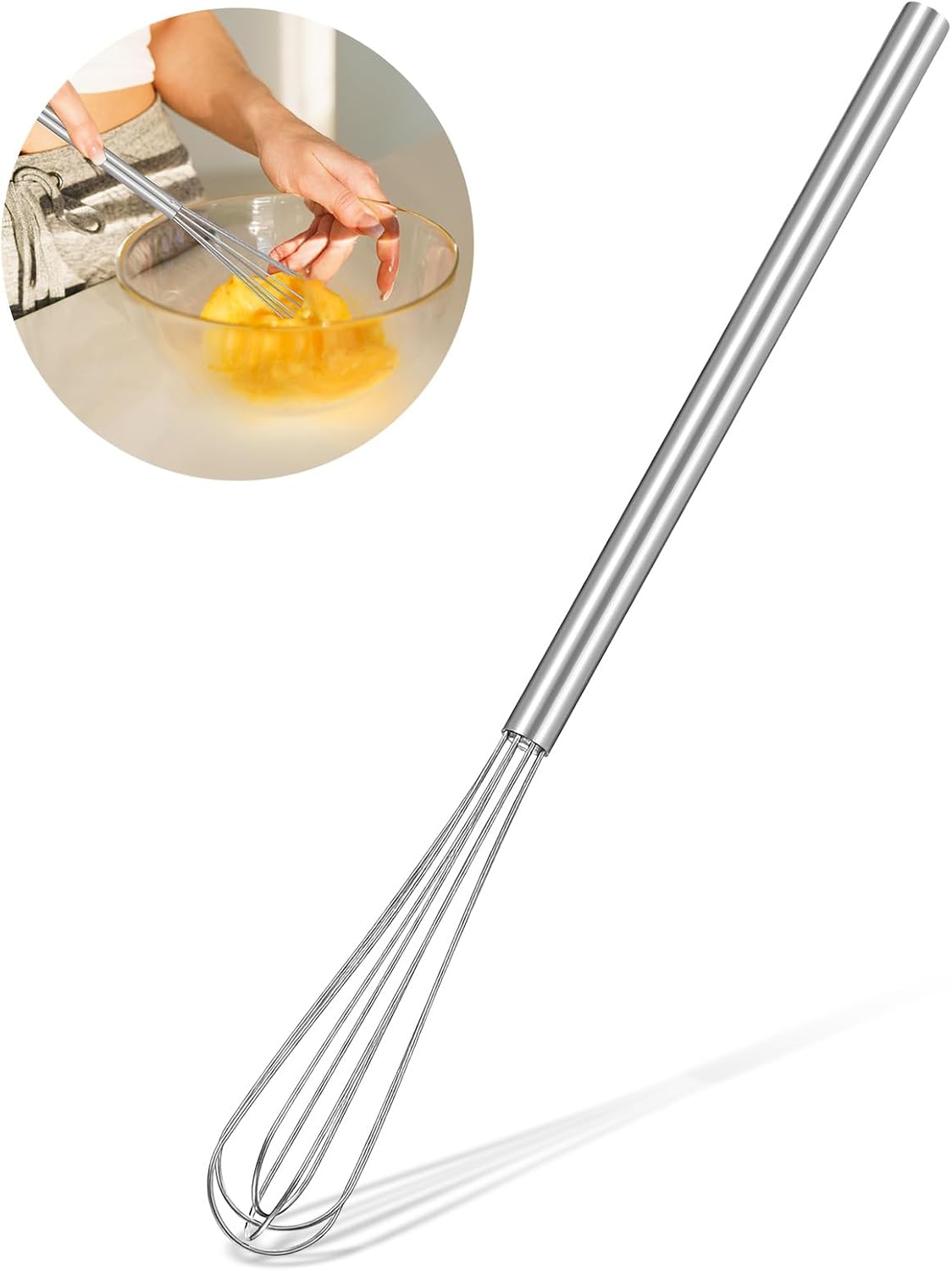 Batidor acero inox 10.4pulg compacto para cocinar