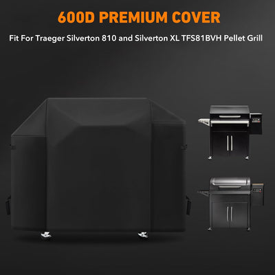 Cubierta poliéster 600D Traeger Silverton 810 XL resistente