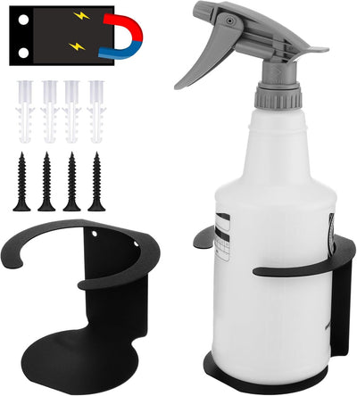 2 Soportes Magnéticos Acero Inox para Aerosoles Garaje