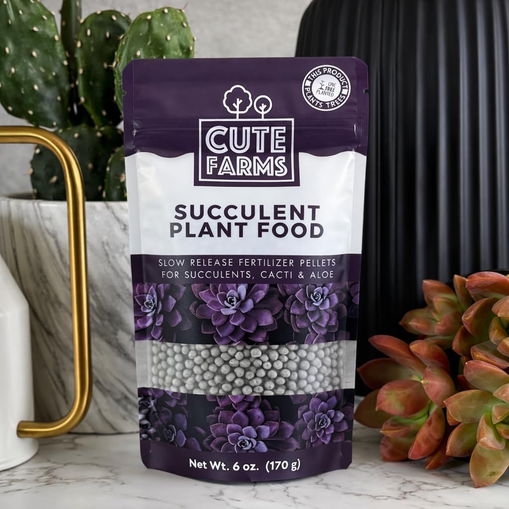 Pellets fertilizantes suculentas cactus aloe 6oz bolsa resellable