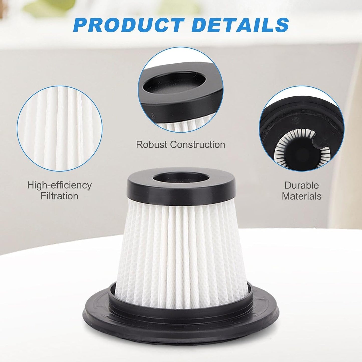 Filtro repuesto XenonLab X006 YTE PRO VC006 paq 4