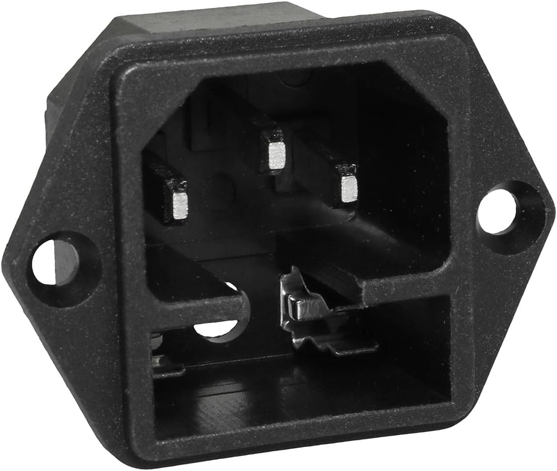 4 Pzas Tomacorriente 2pulg 250V 10A 3Pines Plomo para Computadora