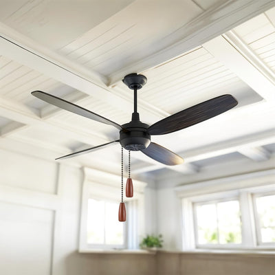 Extensor cadena ventilador techo madera 4 pzas decorativo