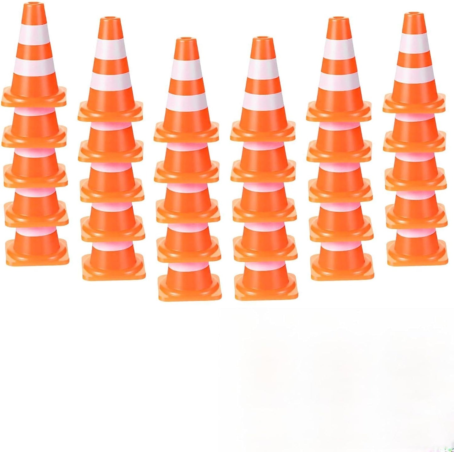 30 Mini Conos Naranjas 1pulg para Barricadas Carretera
