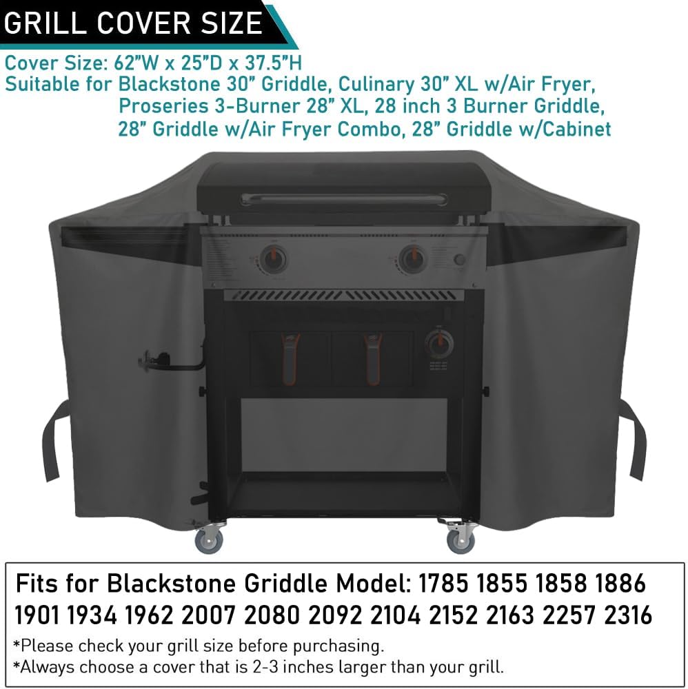 Cubierta parrilla Blackstone 28pulg ProSeries 3 quemadores