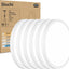 6 Lámparas LED empotradas 7pulg 15W 3000K-6500K redonda ajustable