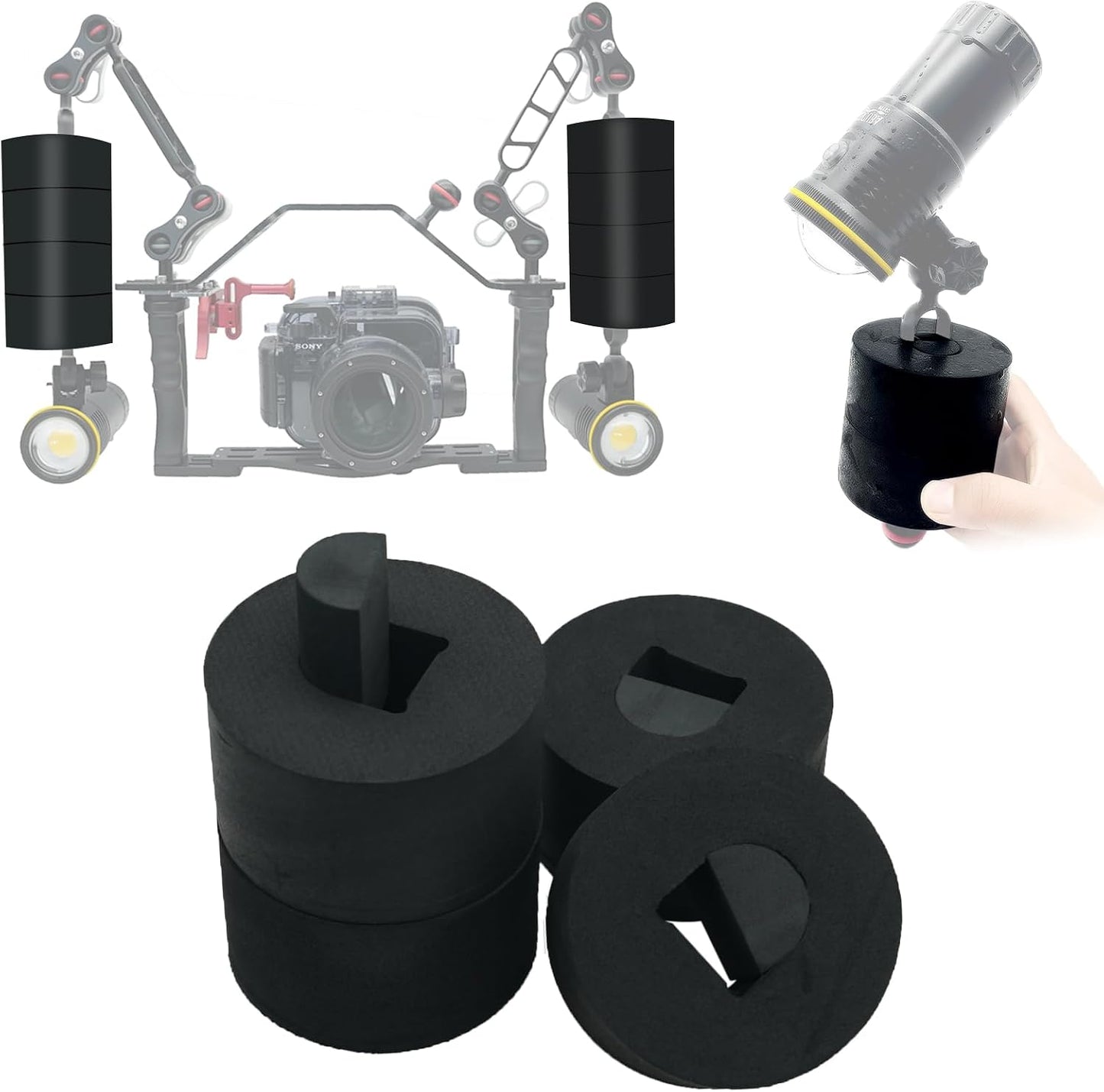 Kit flotación brazos ultraligero para mar