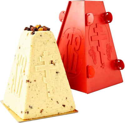 Molde Pascua rojo 2.2lb plástico 1.5x4.3x6.5pulg