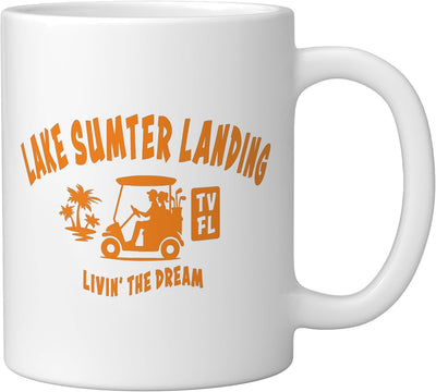 Taza cerámica Lake Sumter Landing TV Florida Palma de Palmeras