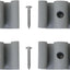 Set 4 Pzas Borrador Baño 10mm Gris Resistente