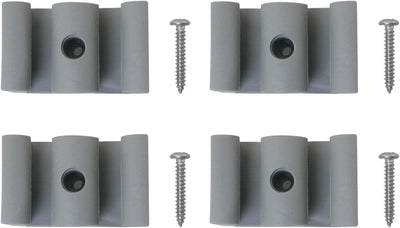 Set 4 Pzas Borrador Baño 10mm Gris Resistente