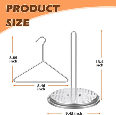 Juego gancho soporte perforado freidora pavo asador vertical horno