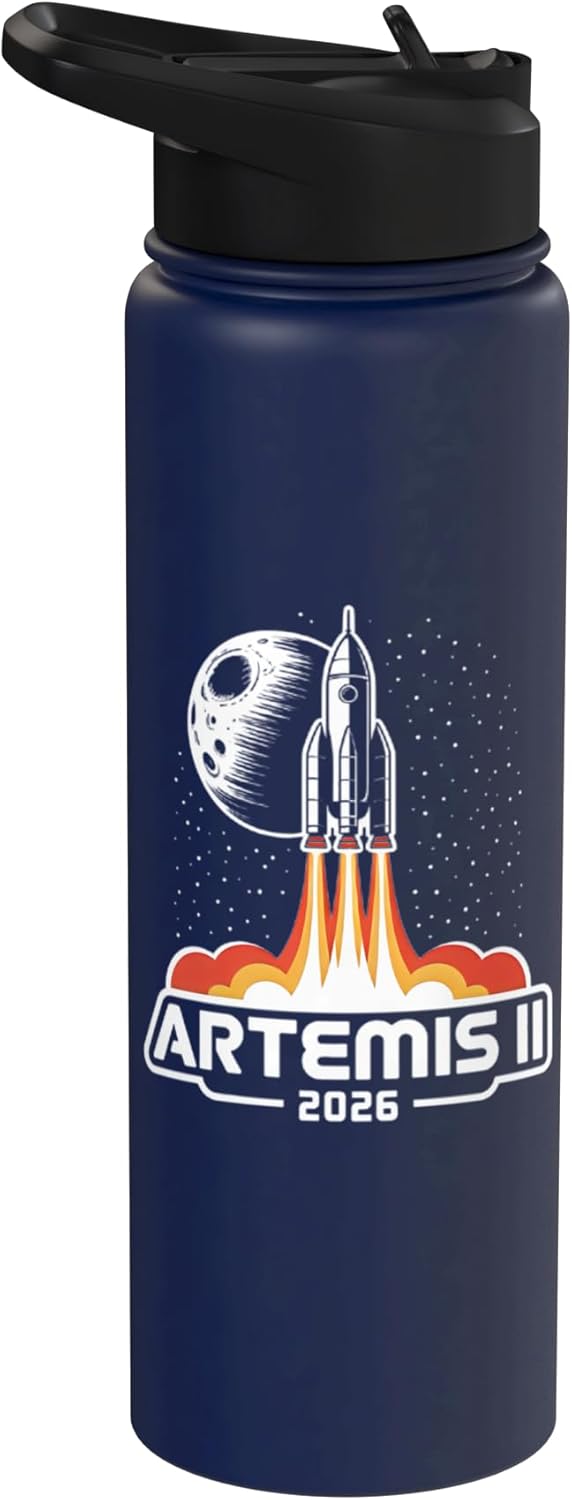 Botella de agua acero inoxidable Artemis II 2026