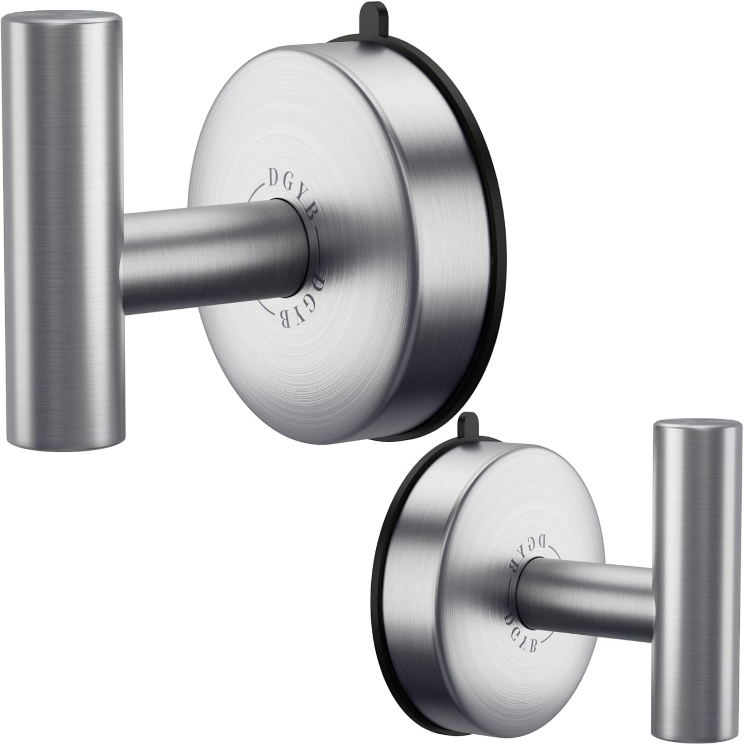 Ganchos ventosa acero inox 304 para ducha interior puerta vidrio