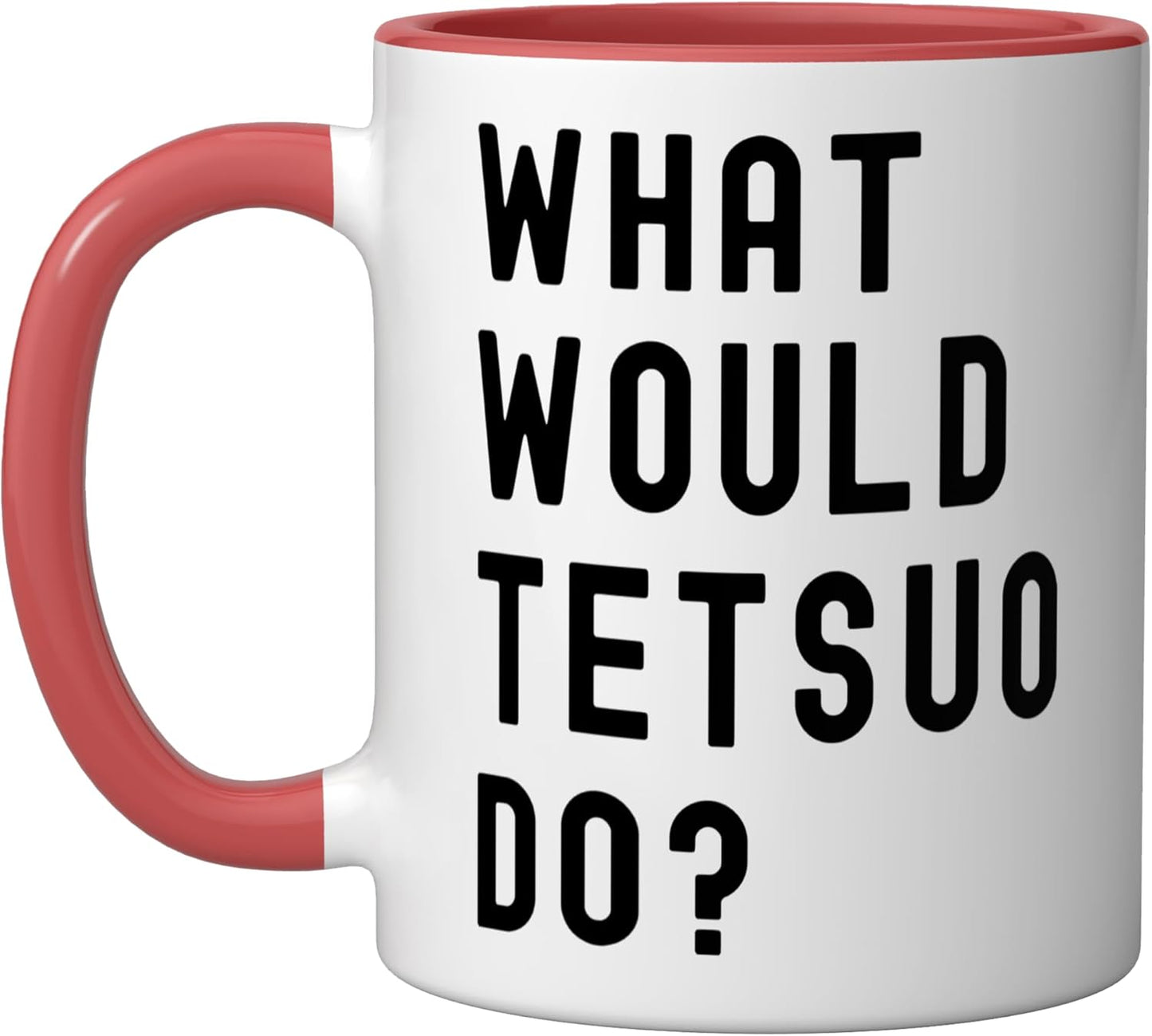 Taza cerámica What Would Tetsuo Do Rojo/Blanco