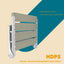 Asiento ducha plegable acero inox 16pulg pared