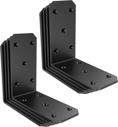 Soportes en L de 5pulg para estantes vallas y pérgolas