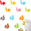 Clips para bolsitas de té de caracol y ardilla, soportes reutilizables de silicona