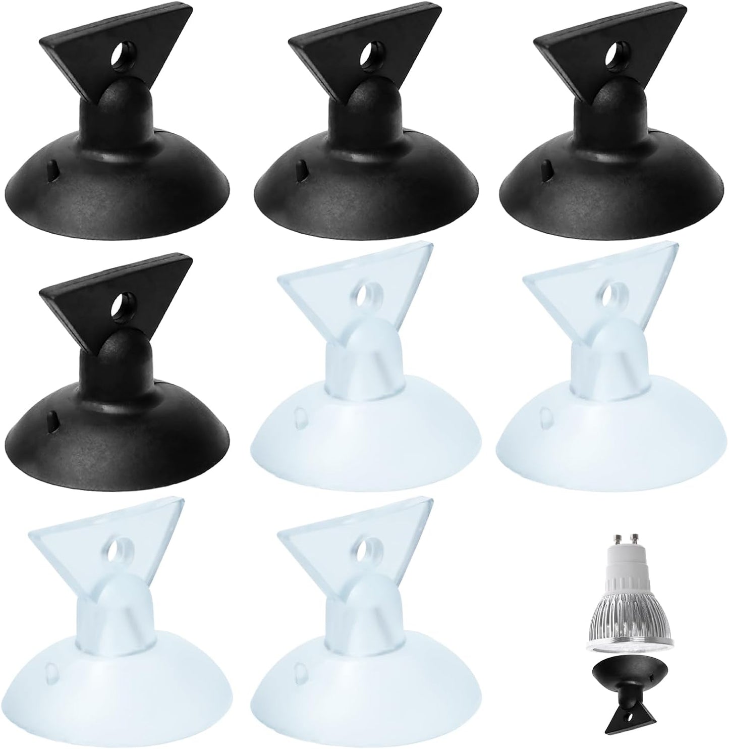 Removedor bombilla GU10 MR16 8 Pzas Ventosa Triangular
