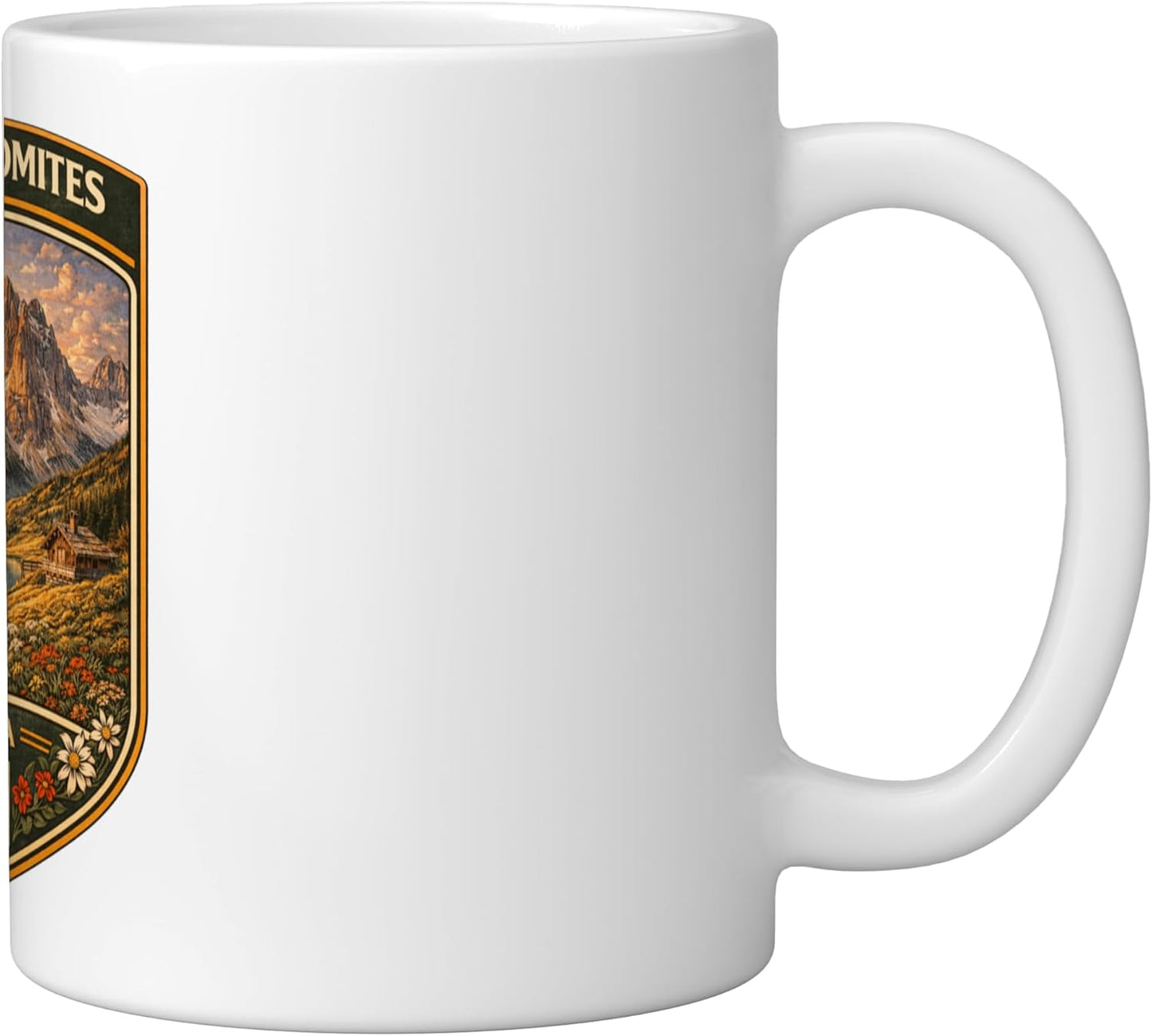 Taza Cerámica Montañas Blanca
