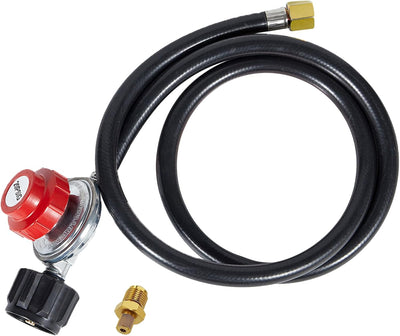 Manguera propano con regulador 1.25m conector ajustable 0-20PSI