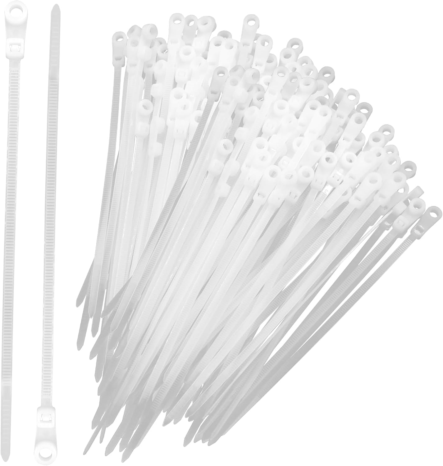 Pack 200 Bridas Nylon Blanco 6pulg Interior Exterior