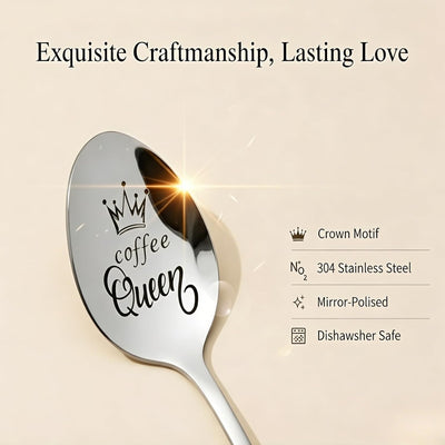 Cucharas regalo para mujer amante del café con caja