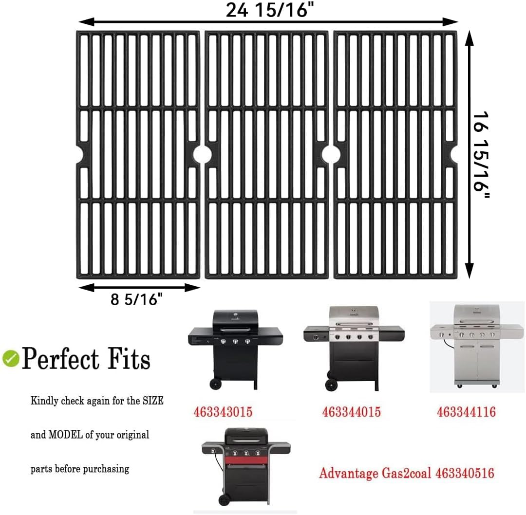 Rejillas parrilla repuesto Charbroil G460-0500