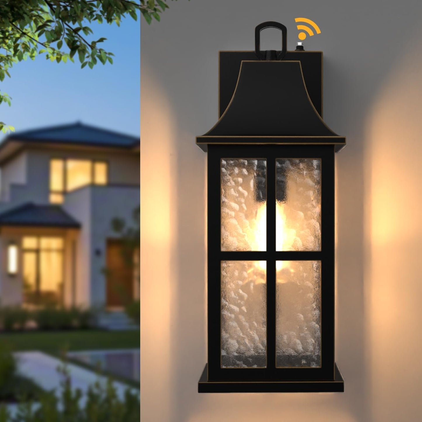 Luces pared exterior 18pulg aluminio impermeable