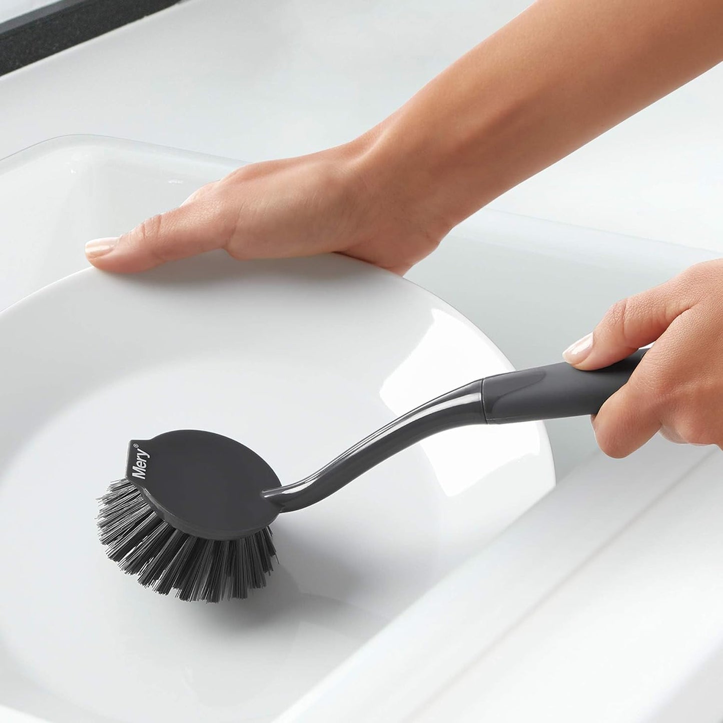 Cepillo cocina gris oscuro 10.6x2.4x1.5in