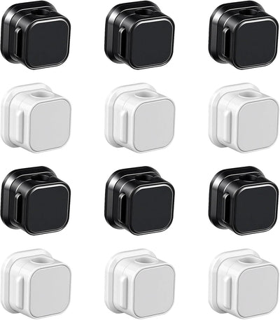 Organizador cables magnéticos set 12 colores negro blanco