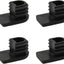 4 Tapones Plástico Ovalados para Patas Mesa Silla Hamaca