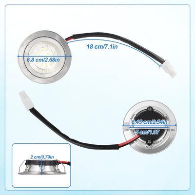 2 Bombillas LED Campana Extractora 12V 6500K