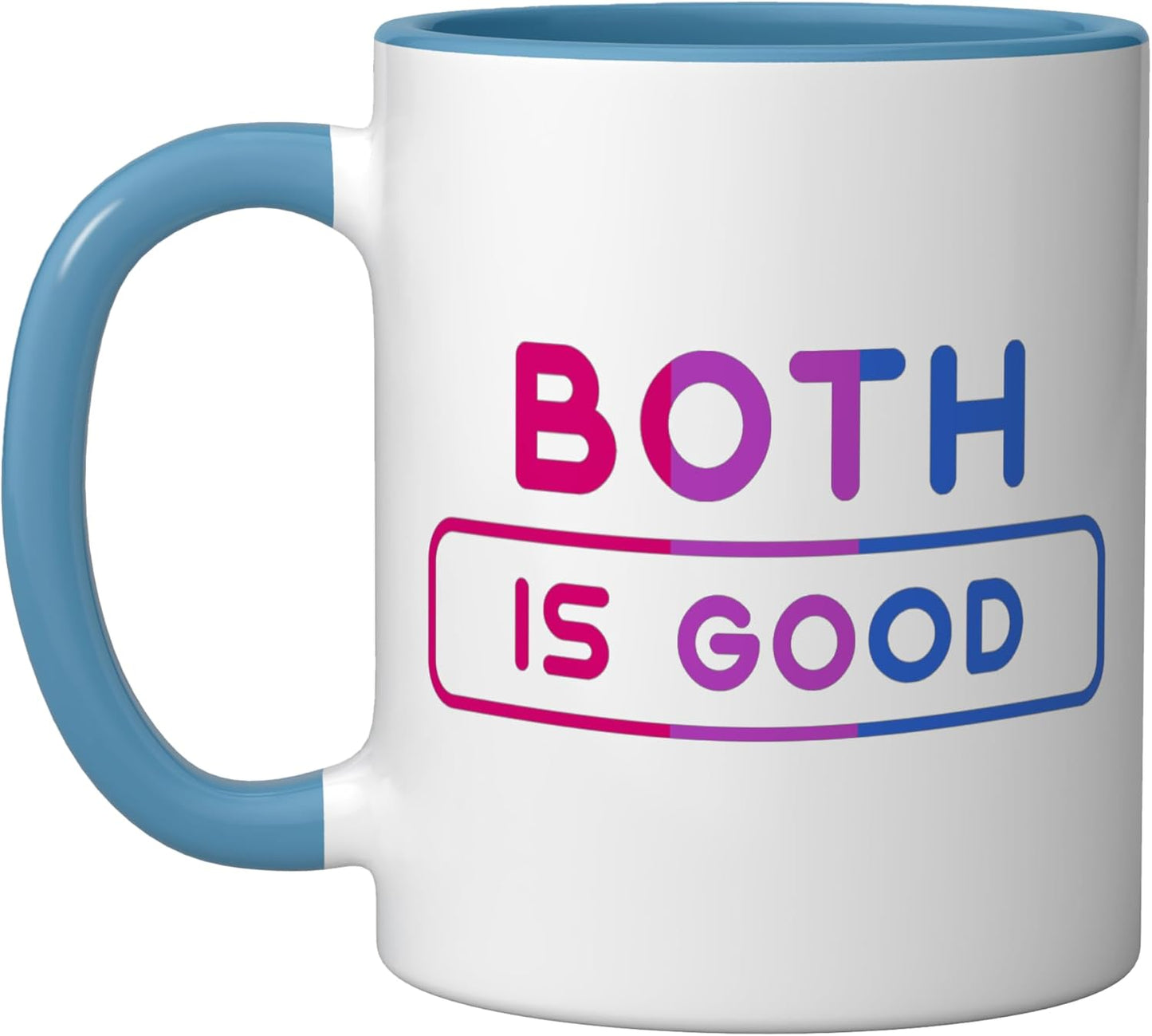 Taza Cerámica Bandera Bisexual Azul Blanco