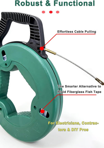 Extractor alambre 115ft para conductos eléctricos 35m 4mm