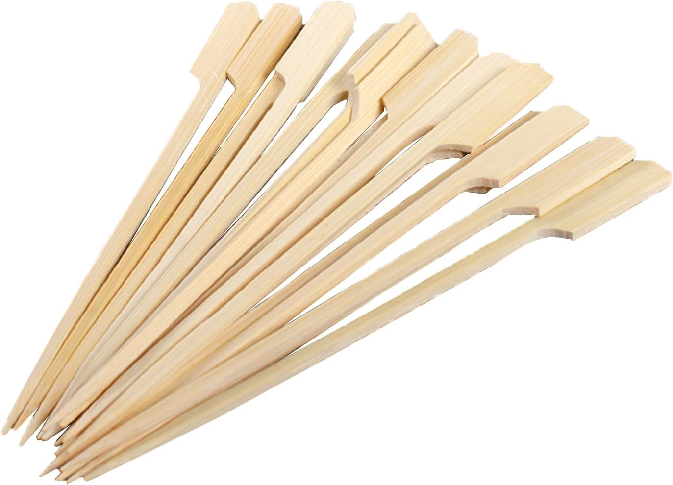 100 Palillos Bambú 4.7pulg para Cócteles y Aperitivos