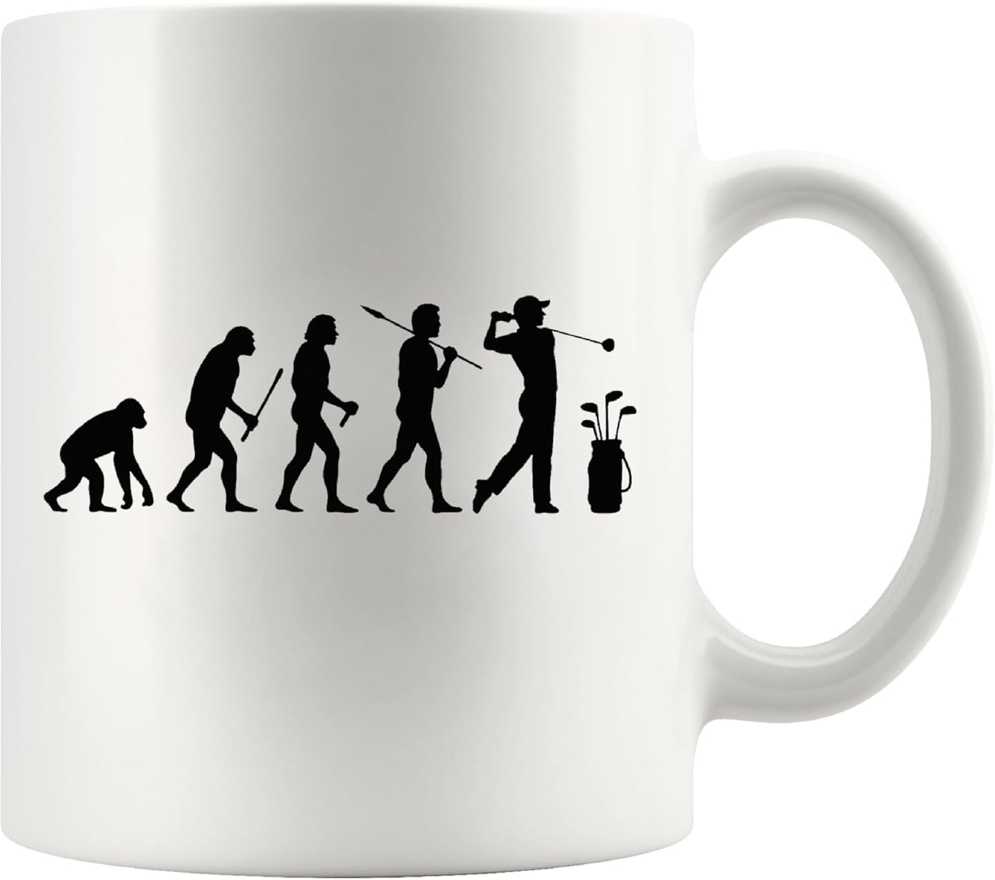 Vaso de cerámica Regalos de golf Evolution para papá mamá abuelo abuela