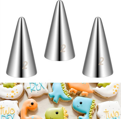Punta glaseado acero inox para decorar tartas