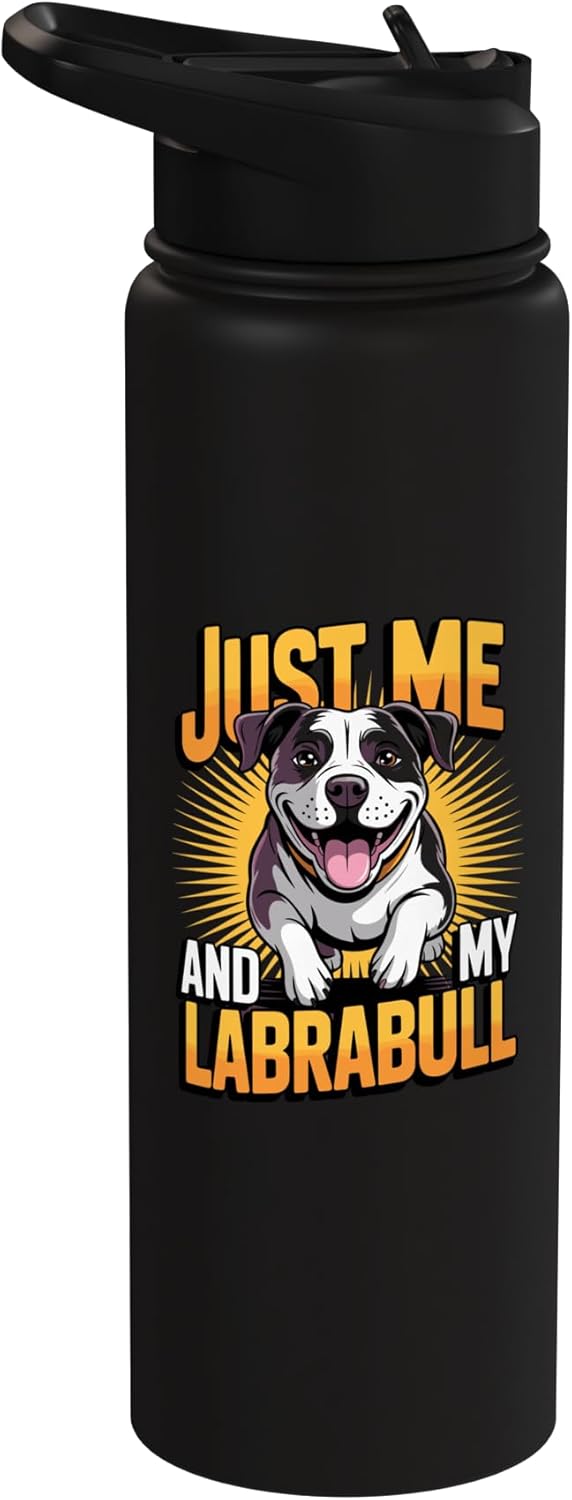 Botella de agua acero inoxidable para perro Labrabull