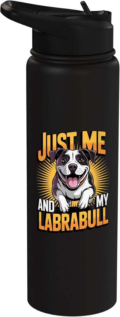 Botella de agua acero inoxidable para perro Labrabull