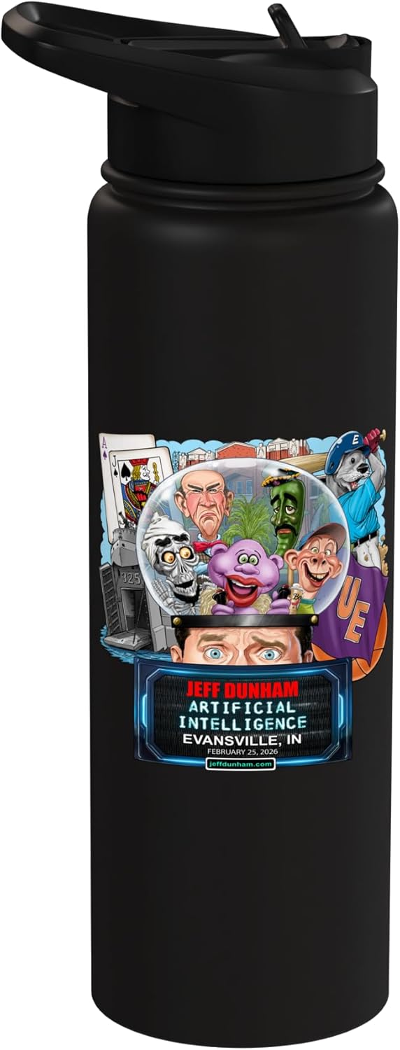 Botella agua acero inox aislada Evansville 2026