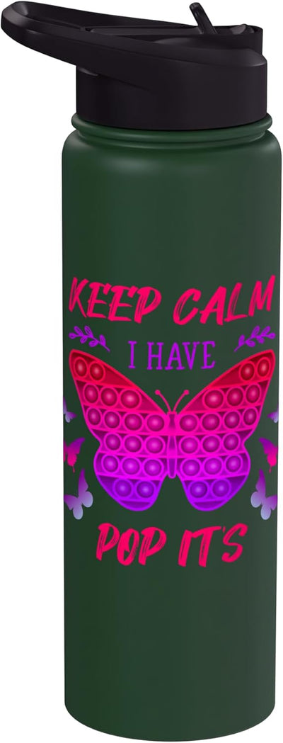 Juguete para ansiedad Pop It mariposa de acero inoxidable