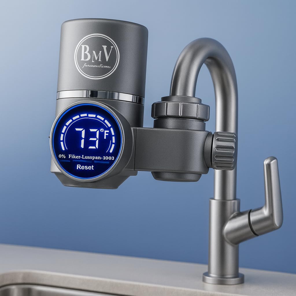 Filtro agua grifo LED temp multietapa
